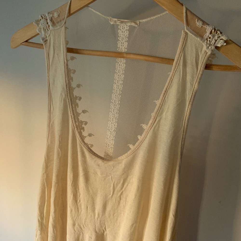 Flowy Lace-Back Tank